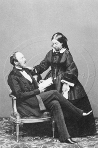 Picture of Misc - Royalty, Queen Victoria and Prince Consort c1861 - N4638