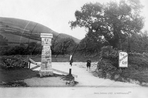 Picture of Devon - Dartmoor,Widdecombe in The Moor, Village Sign c1927 - N4745