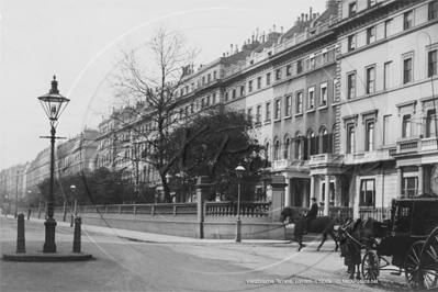 Westbourne Terrace, Paddington in West London c1900s