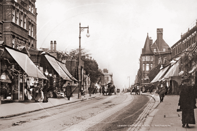 Lavender Hill, Clapham in South West London c1900s