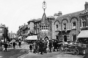 George Street, Luton in Bedfordshire c1900s