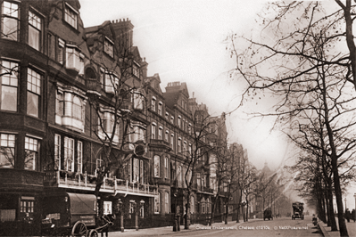 Chelsea Embankment, Chelsea in South West London c1910s
