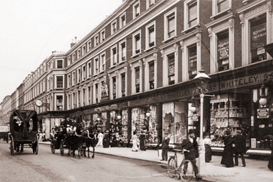Westbourne Grove, Bayswater in West London c1900s