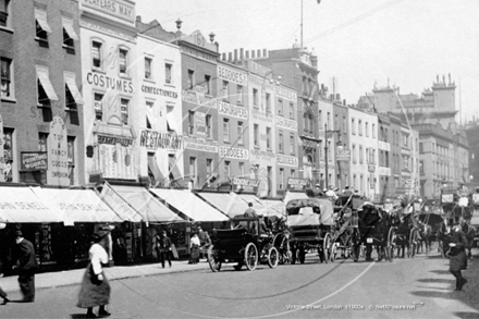 Victoria Street, Westminster in London c1900s