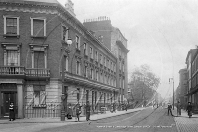 Warwick Street junction with Cambridge Street in South West London c1900s