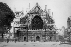 Picture of Devon - Exeter, Cathedral, West Front c1890s - N5292