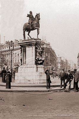 Picture of London - Charing Cross, Charles I Statue c1910s - N5304a